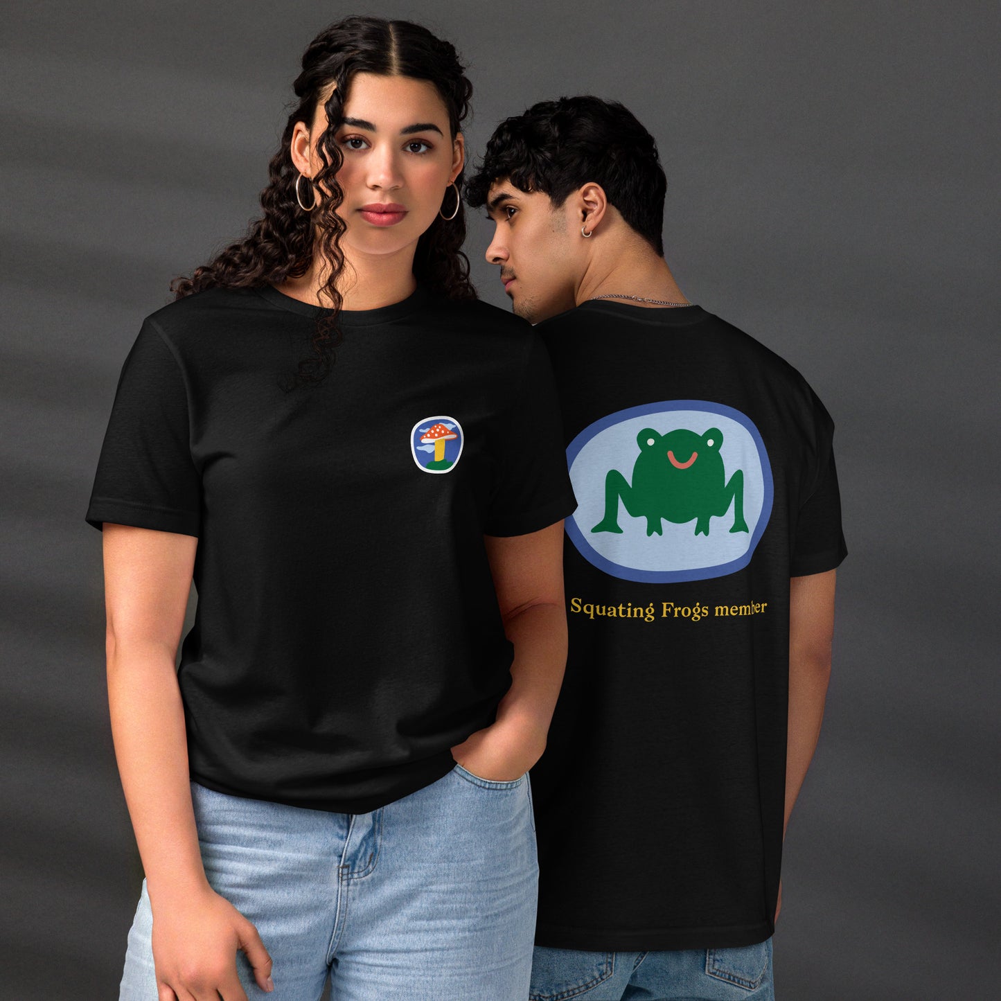 Eco T-shirt - Squating Frog